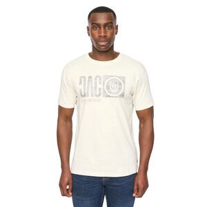 Duck and Cover Mens Hexocamo T-Shirt / Off White